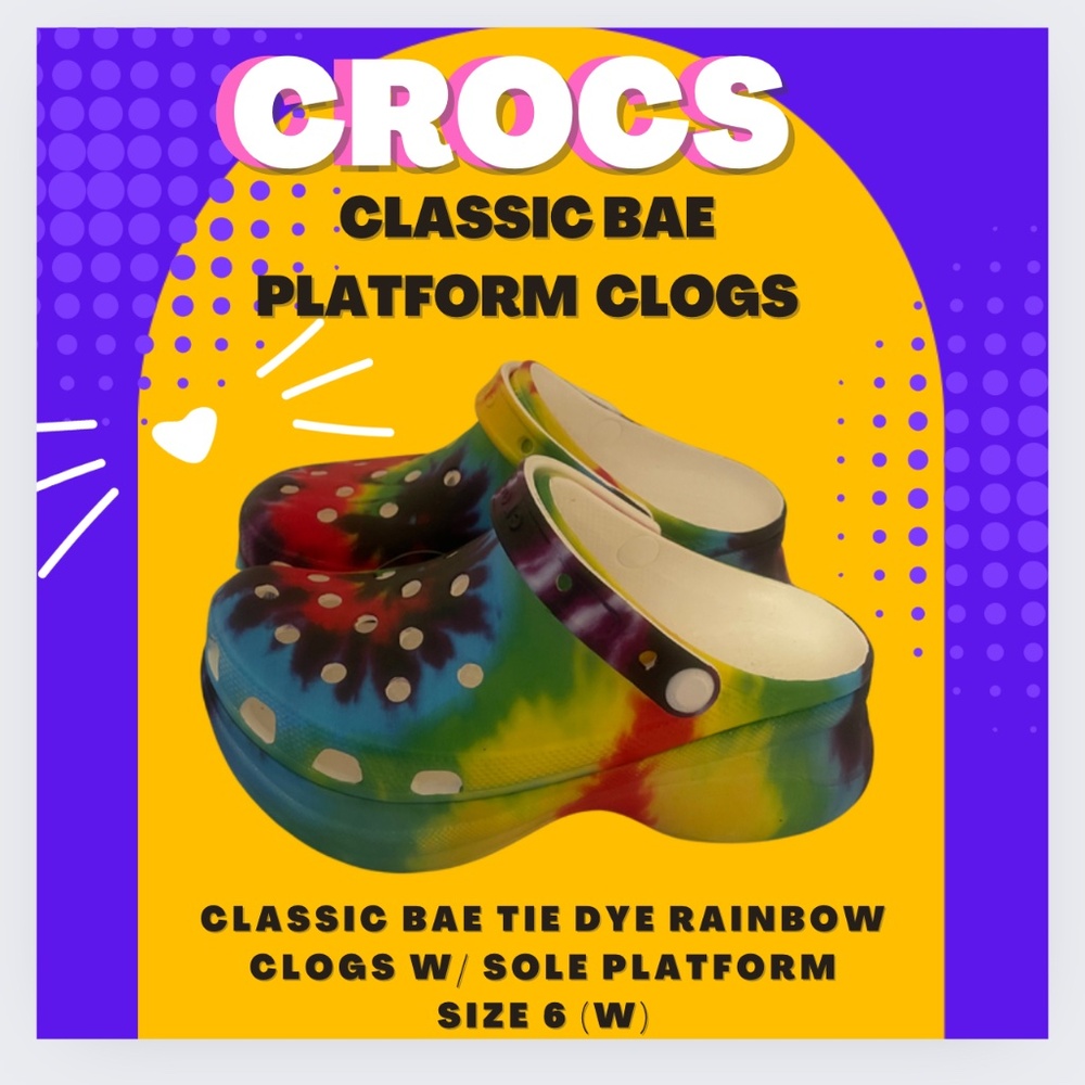 CROCS - Classic Bae Platform Clogs